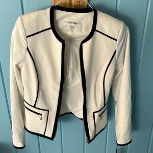 Calvin Klein blazer top size 0